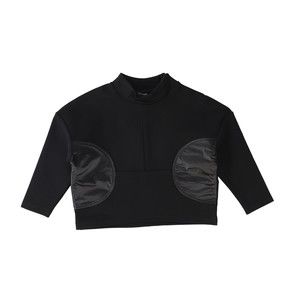 BEAUTIFUL USTABELLE MILAN BOUTIQUE BLACK POCKET TOP SIZE 11-12 EUC